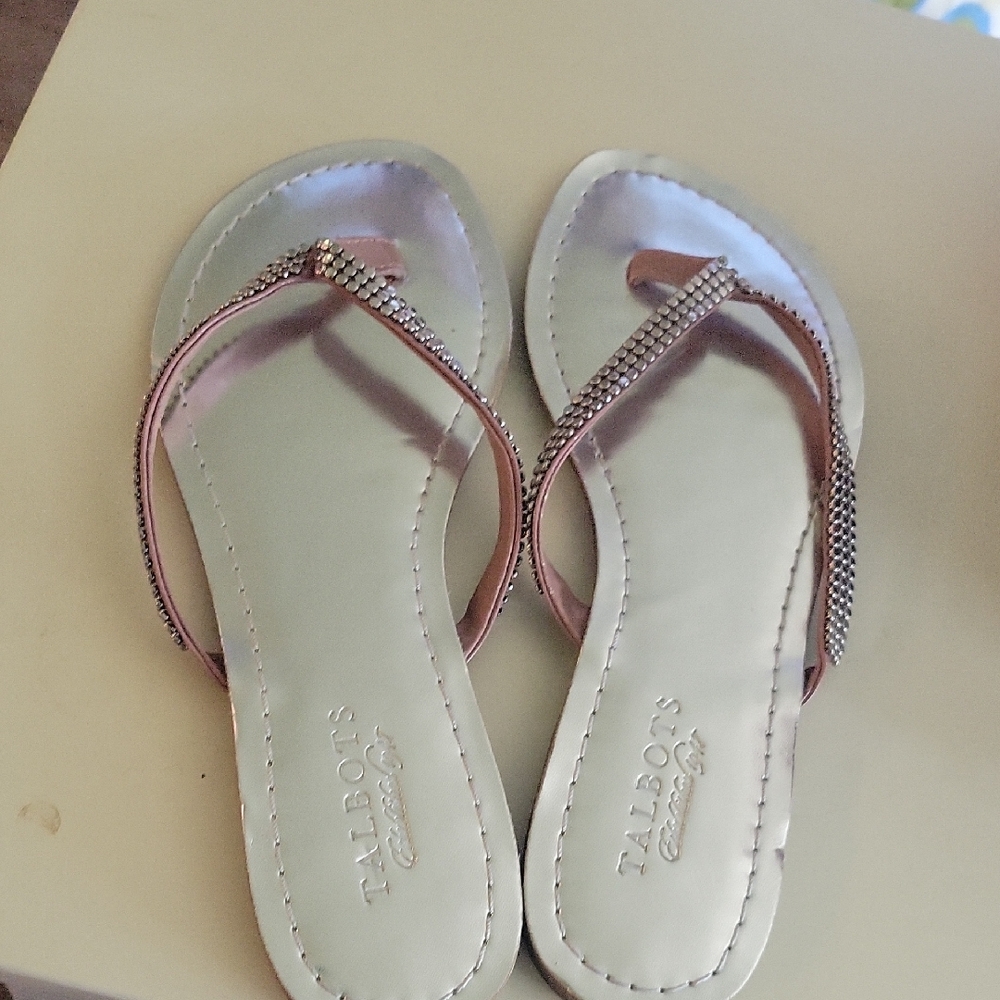 Talbots Orchid Haze Flip Flop SZ 9